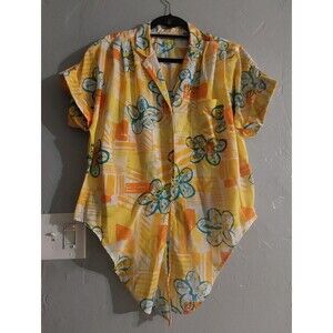 Laura And Jayne Tops Blouse, Women's 12 Boho ,Button Down,Pocker, 21 Inch Of Arm